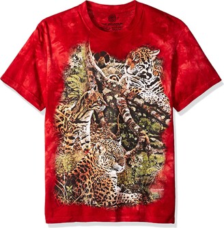 The Mountain Three Jungle Cats Adult T-Shirt