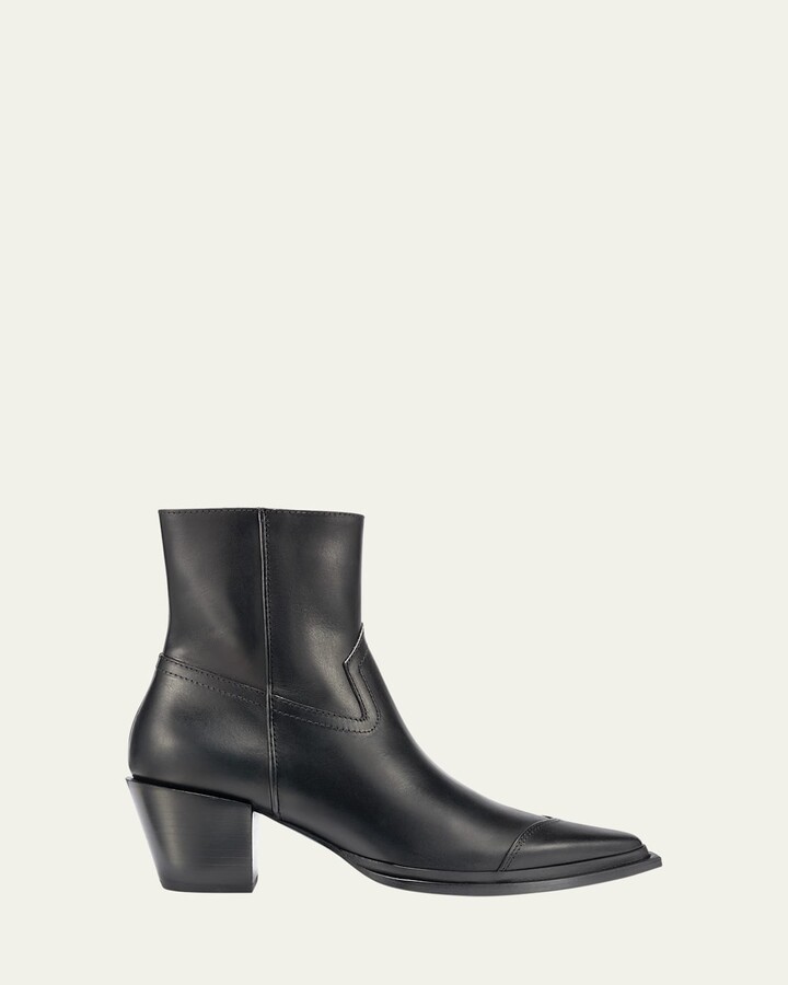 Jimmy Choo Cece Leather Western Booties