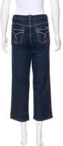 Thumbnail for your product : Calvin Klein Mid-Rise Cropped Jeans