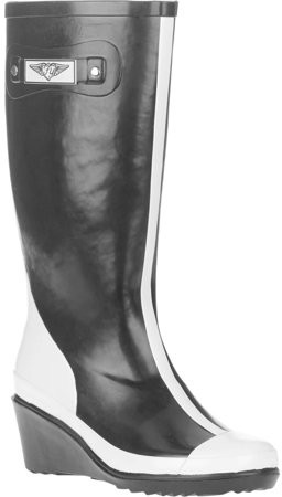 womens wedge rain boots