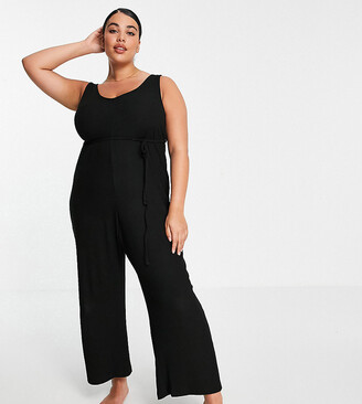 Curve black jumpsuit Outlet