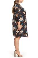 Thumbnail for your product : Dorothy Perkins Floral Print Ruffle Sleeve Shift Dress