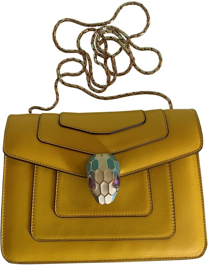bvlgari yellow bag