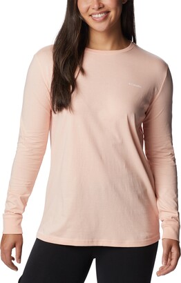 Peach Long Sleeve Top | Shop The Largest Collection | ShopStyle