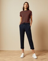 Thumbnail for your product : Ted Baker Elasticated waistband cropped trousers