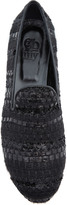 Thumbnail for your product : Cb Made in Italy Positano Tweed Black Dress Slipper