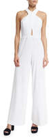 Thumbnail for your product : Alice + Olivia Trinity Cross-Front Wide-Leg Jumpsuit