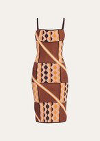 Tafii Printed Midi Dress 