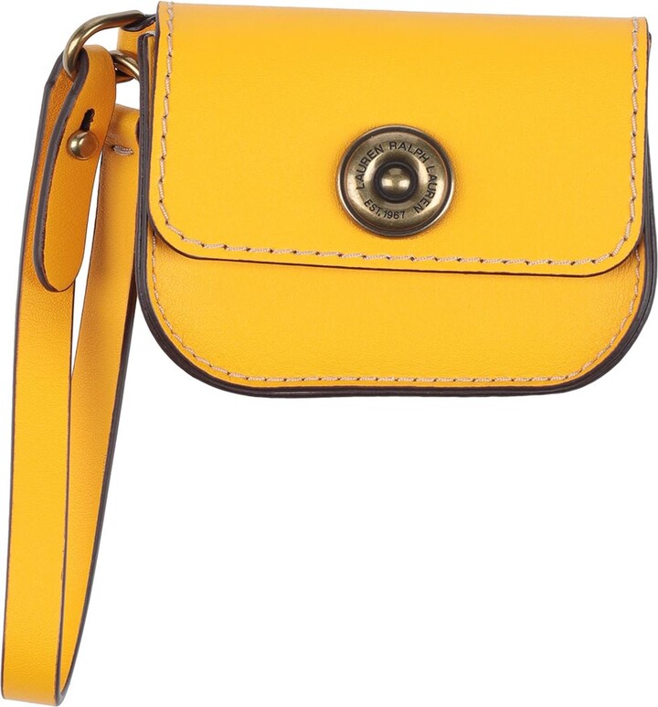 Lauren Ralph Lauren Coin Purse Yellow - ShopStyle Wallets & Card Holders