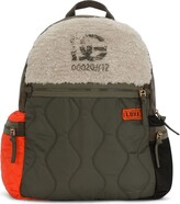 Thumbnail for your product : Dolce & Gabbana Children Mixed Material Backpack
