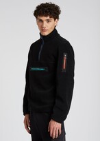 Thumbnail for your product : Paul Smith Men's Black Half-Zip Fleece Top