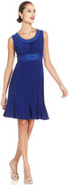 Thumbnail for your product : R & M Richards R&M Richards Petite Sleeveless Ruffle Dress and Jacket