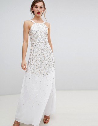 Frock and Frill Scatter Sequin Maxi Dress