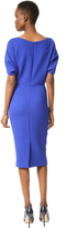 Thumbnail for your product : Lela Rose Cape Sleeve Fitted Dress