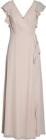 Thumbnail for your product : ﻿#Levkoff Ruffle Sleeve Chiffon Wrap Gown