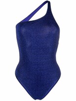 Thumbnail for your product : Oseree Shine one-shoulder swimsuit