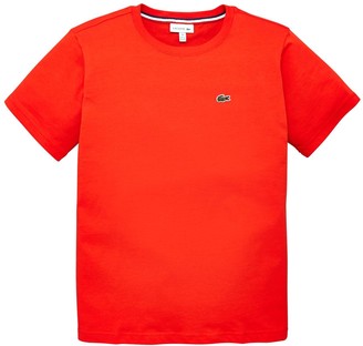 Lacoste Boys Classic Short Sleeve T-Shirt - Red