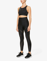 Thumbnail for your product : ULTRACOR Crocodile print high-rise stretch-jersey leggings