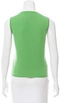 Thumbnail for your product : Prada Sleeveless Cashmere Top