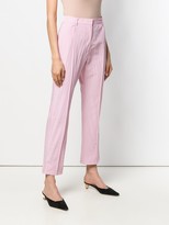 Thumbnail for your product : Valentino Garavani Pleated Cropped Trousers