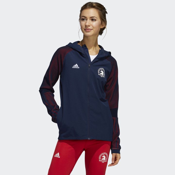 adidas Boston Marathon PHX 2 Jacket Collegiate Navy XS Womens - ShopStyle