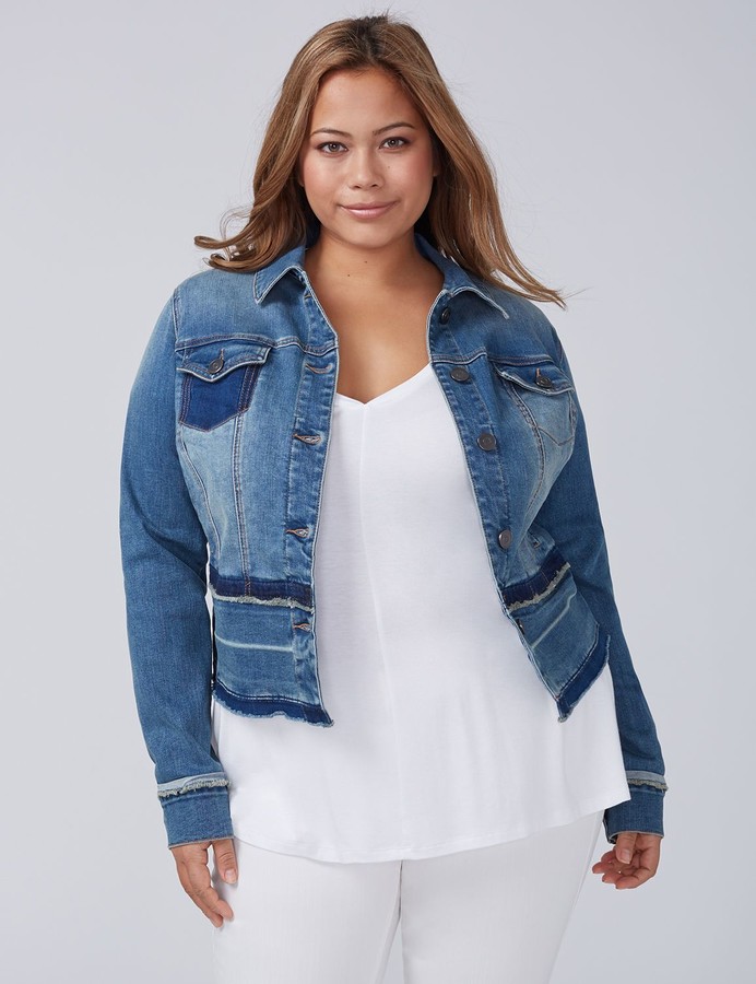 lane bryant jean jacket