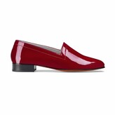 Thumbnail for your product : No.11 Crimson Patent Leather Block-Heel Loafers