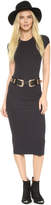 Thumbnail for your product : Enza Costa Ribbed Cap Sleeve Dress