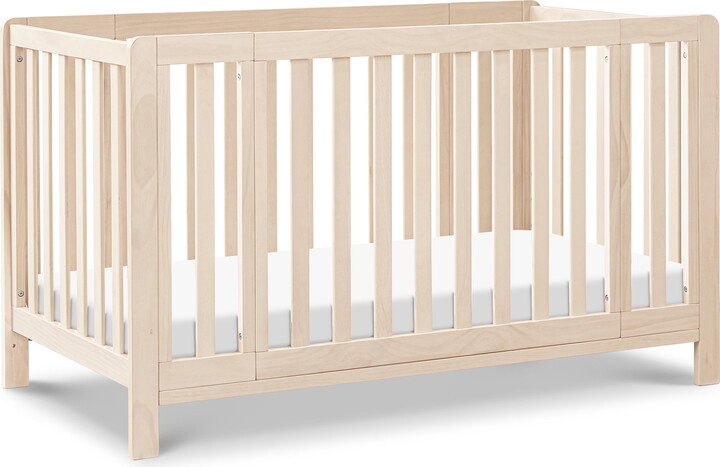 Carter's by DaVinci Colby GROW 6-in-1 Convertible Bassinet to Crib, Washed Natural