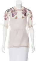 Thumbnail for your product : Givenchy Printed Organza Top