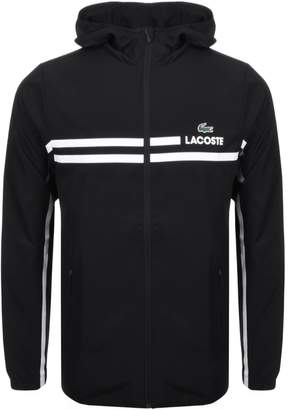 Lacoste Sport Full Zip Hooded Jacket Black