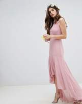 Thumbnail for your product : TFNC Maxi Bridesmaid Dress With High Low Hem