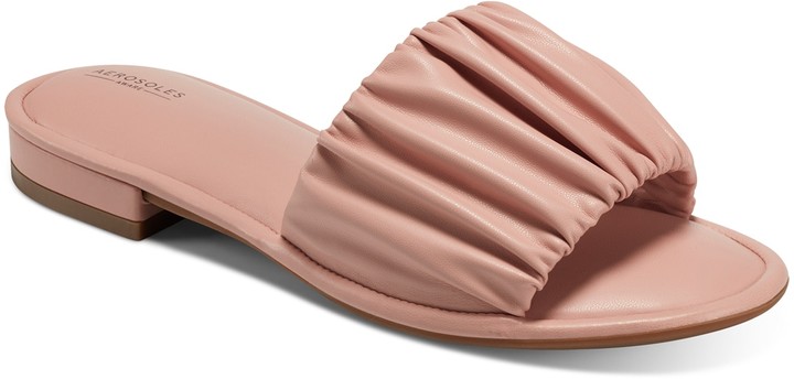 aerosoles rose gold sandals