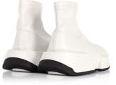 Thumbnail for your product : Maison Margiela White Stretch Leather Sock Sneakers