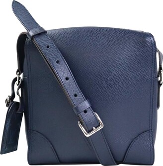 LOUIS VUITTON Danube slim shoulder bag man Epi blue Leather ref.372817 -  Joli Closet