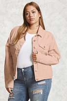 Thumbnail for your product : Forever 21 Plus Size Corduroy Jacket