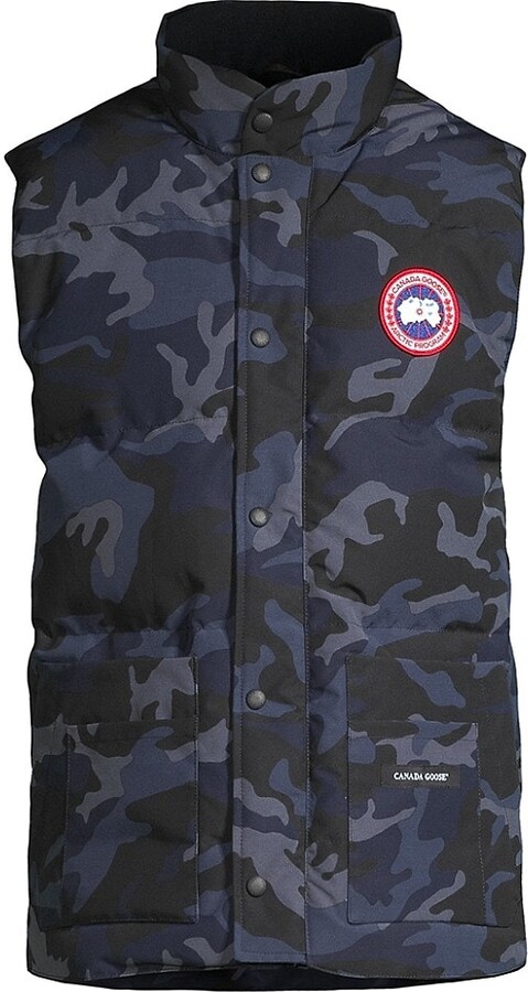 Canada Goose Freestyle Slim-Fit Camouflage Down Puffer Vest - ShopStyle