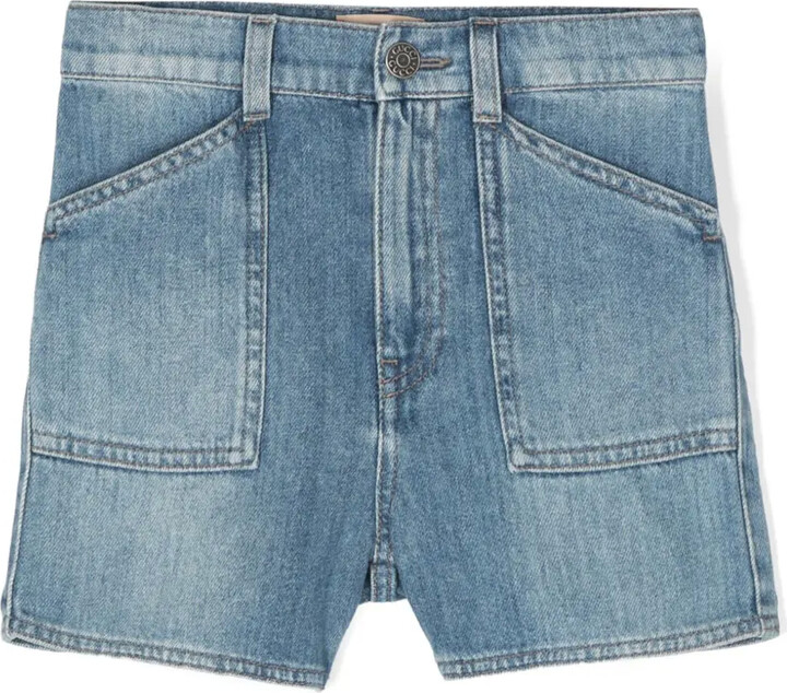 Gucci Children Logo-Embroidered Shorts