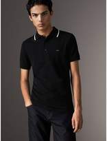 Thumbnail for your product : Burberry Tipped Collar Cotton Piqué Polo Shirt