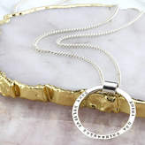 Thumbnail for your product : Soremi Jewellery Personalised Sterling Silver Full Circle Necklace