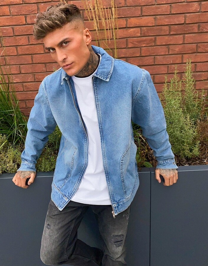 supreme denim harrington jacket