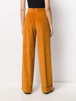Pt01 wide-leg corduroy trousers