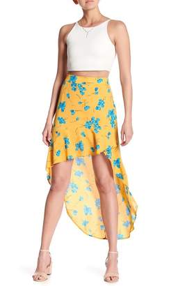 Free Press Hi-Lo Floral Maxi Skirt