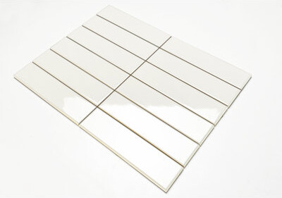 Walkon Tile Birmingham 2' x 8' Porcelain Mosaic