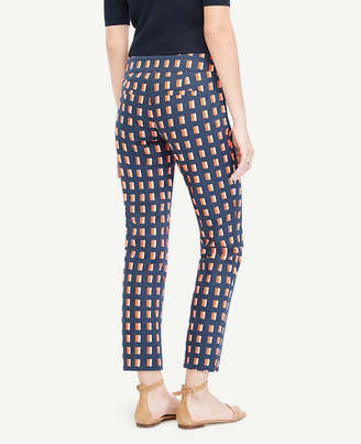 Ann Taylor The Tall Crop Pant In Geo Block - Devin Fit