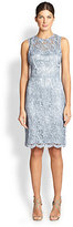 Thumbnail for your product : Teri Jon by Rickie Freeman Sleeveless Lace Sheath Dress