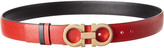 Thumbnail for your product : Ferragamo Gancini Reversible & Adjustable Leather Belt