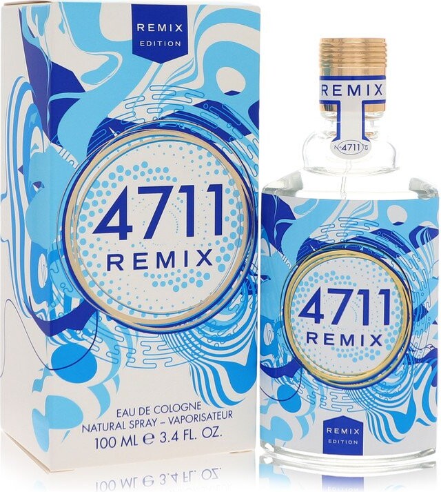 4711 Combo 2pcs Remix Sparkling Island by Eau De Cologne Spray (Unisex) 3.4 oz for Men