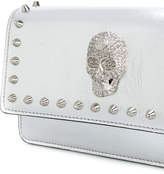 Thumbnail for your product : Philipp Plein skull plaque shoulder bag