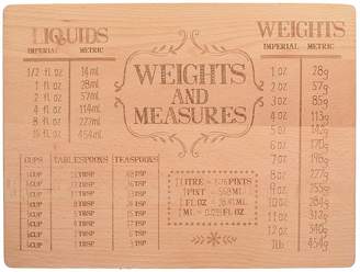 Kaleidoscope Weights & Measures Wooden Chopping Board